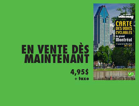 Carte des voies cyclables du Grand Montr�al