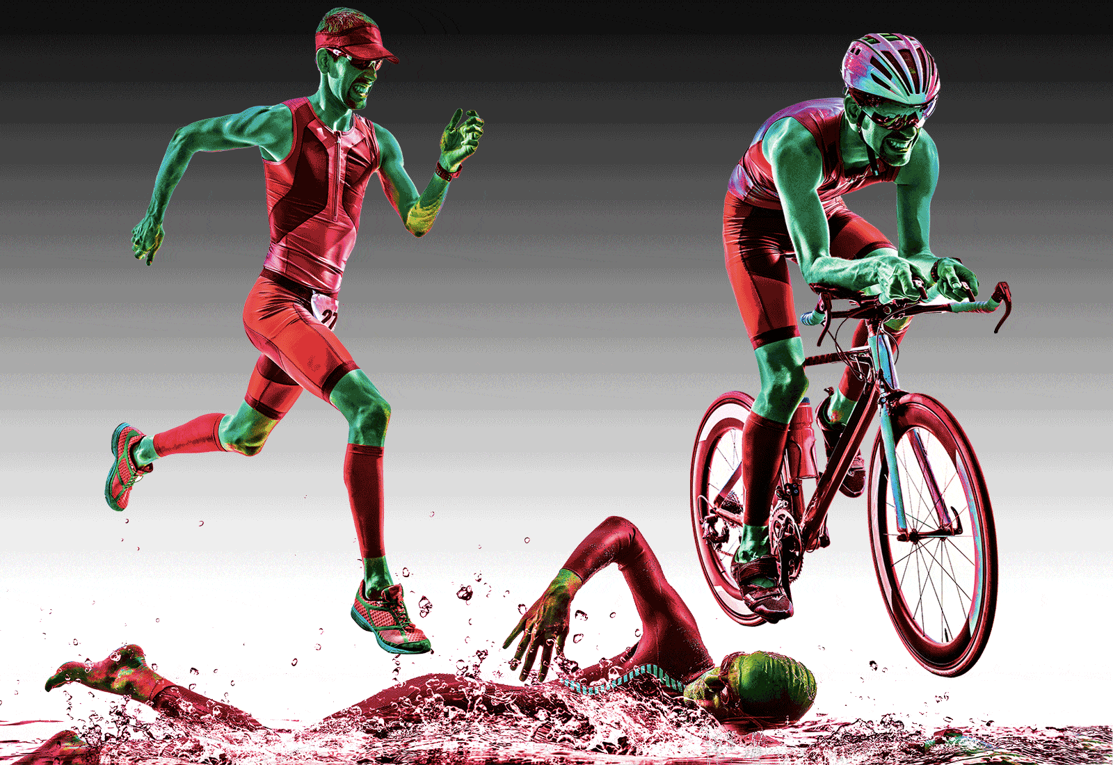 Cycliste Triathlon