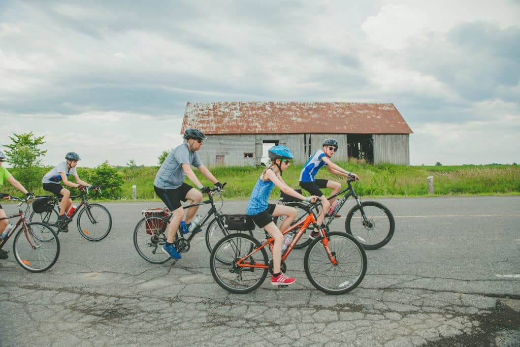 cyclotourisme enfants