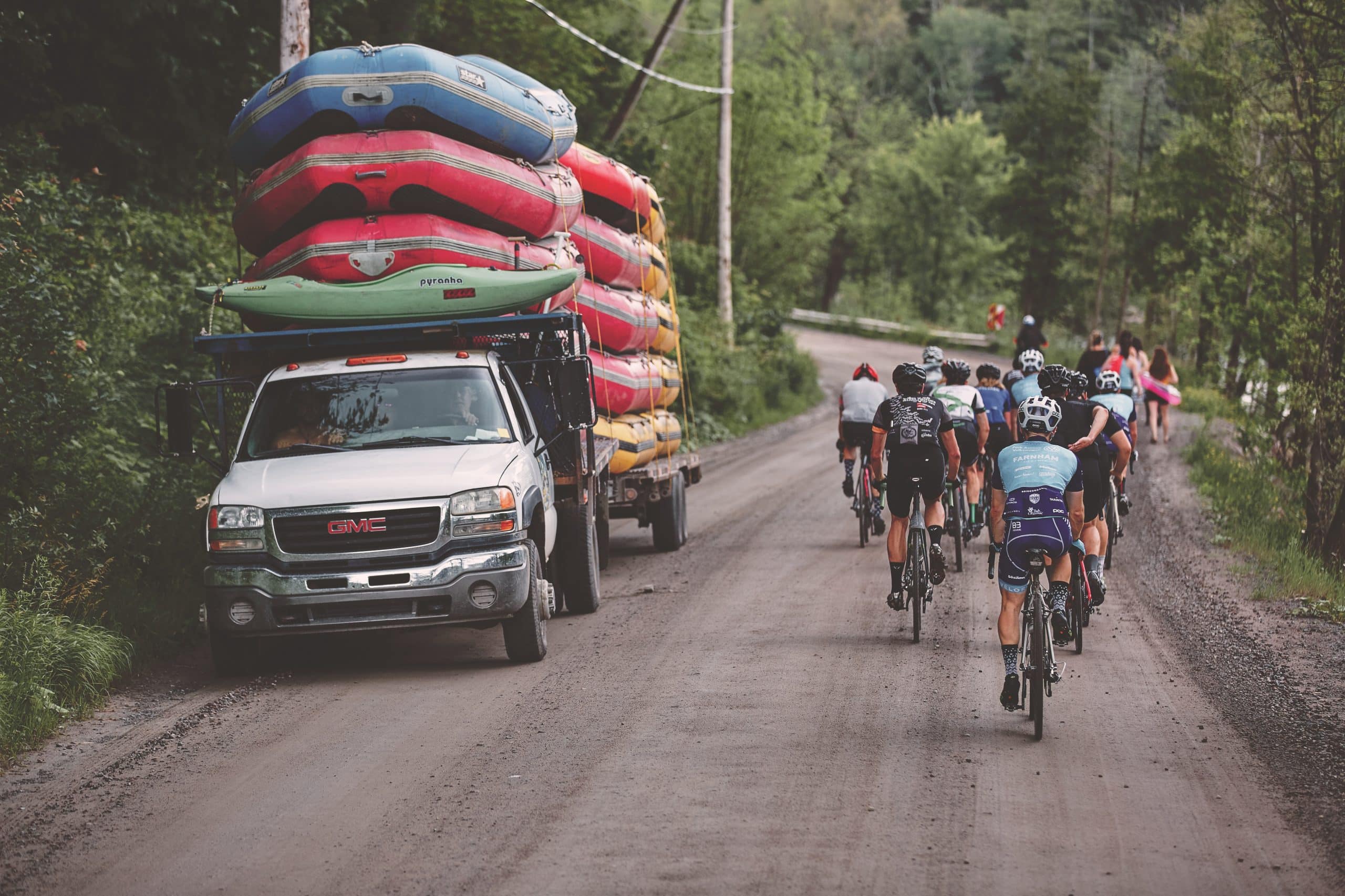 big red gravel run