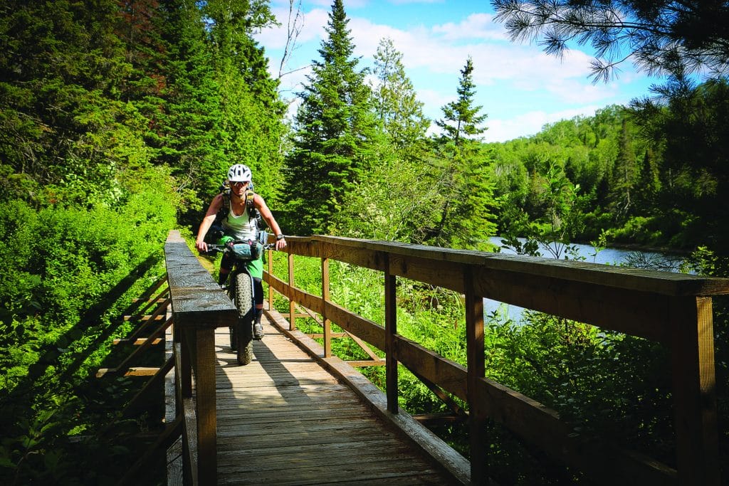 bikepacking foret ouareau