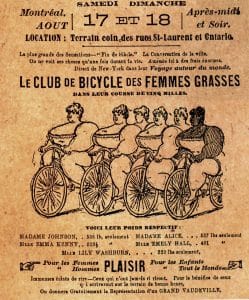 femmes grasses club cycliste