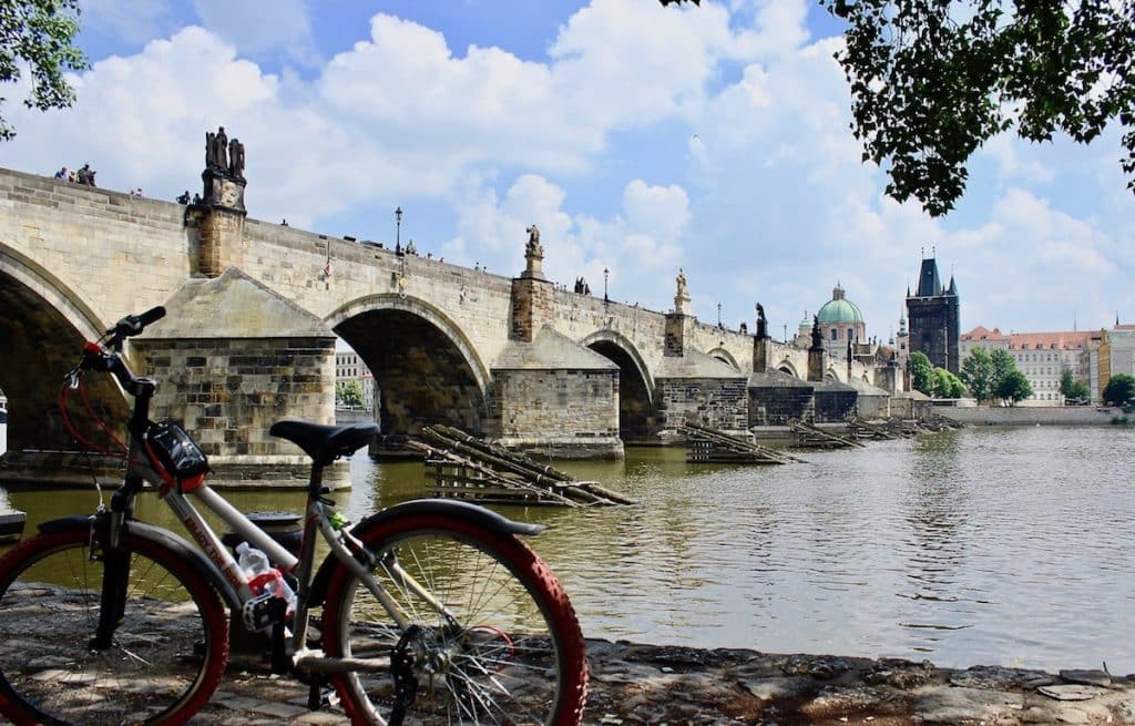 Prague cycling