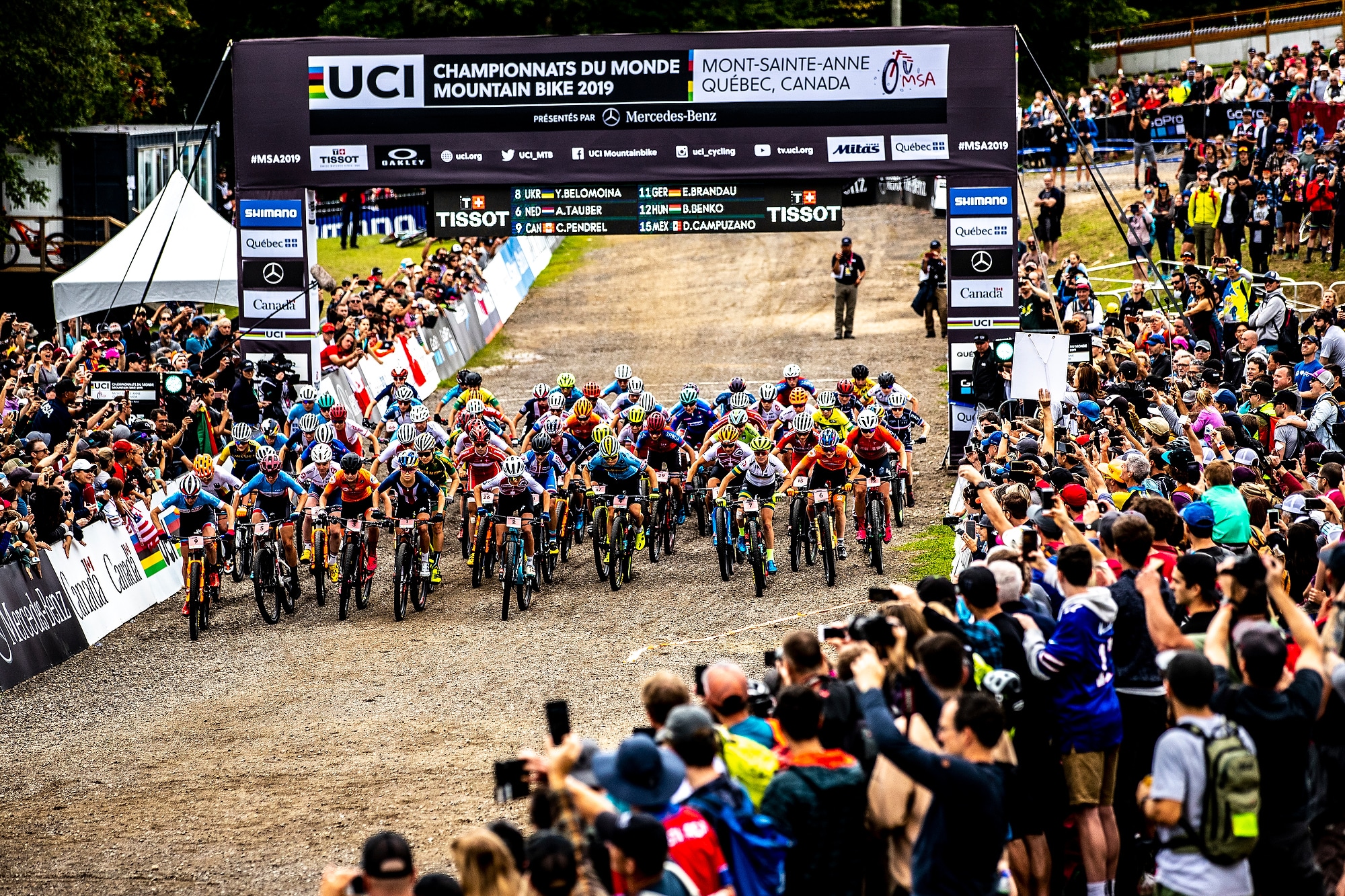 2019 UCI MTB World Championships at Mont-Sainte-Anne, Canada.