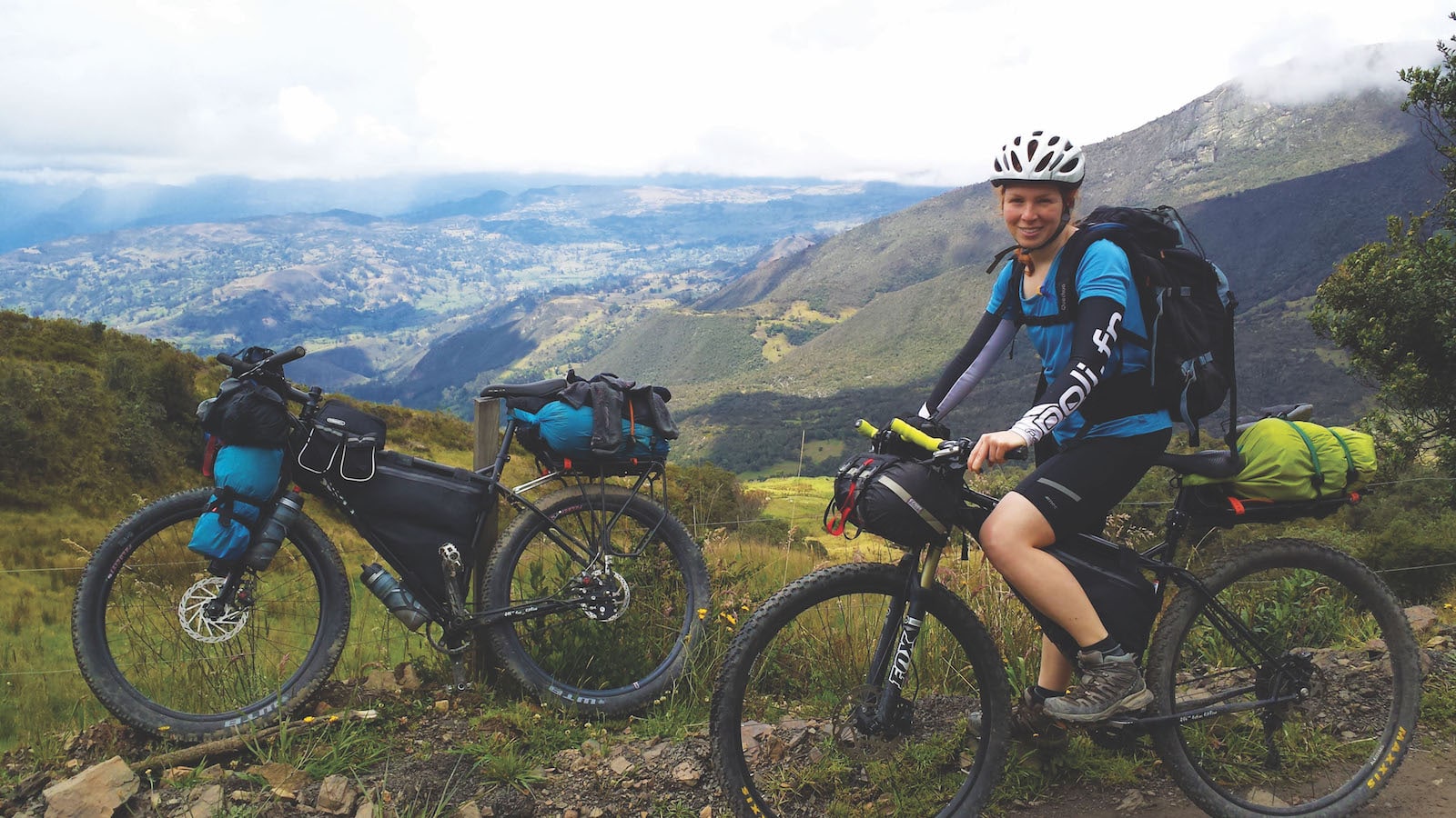 bikepacking passion couple