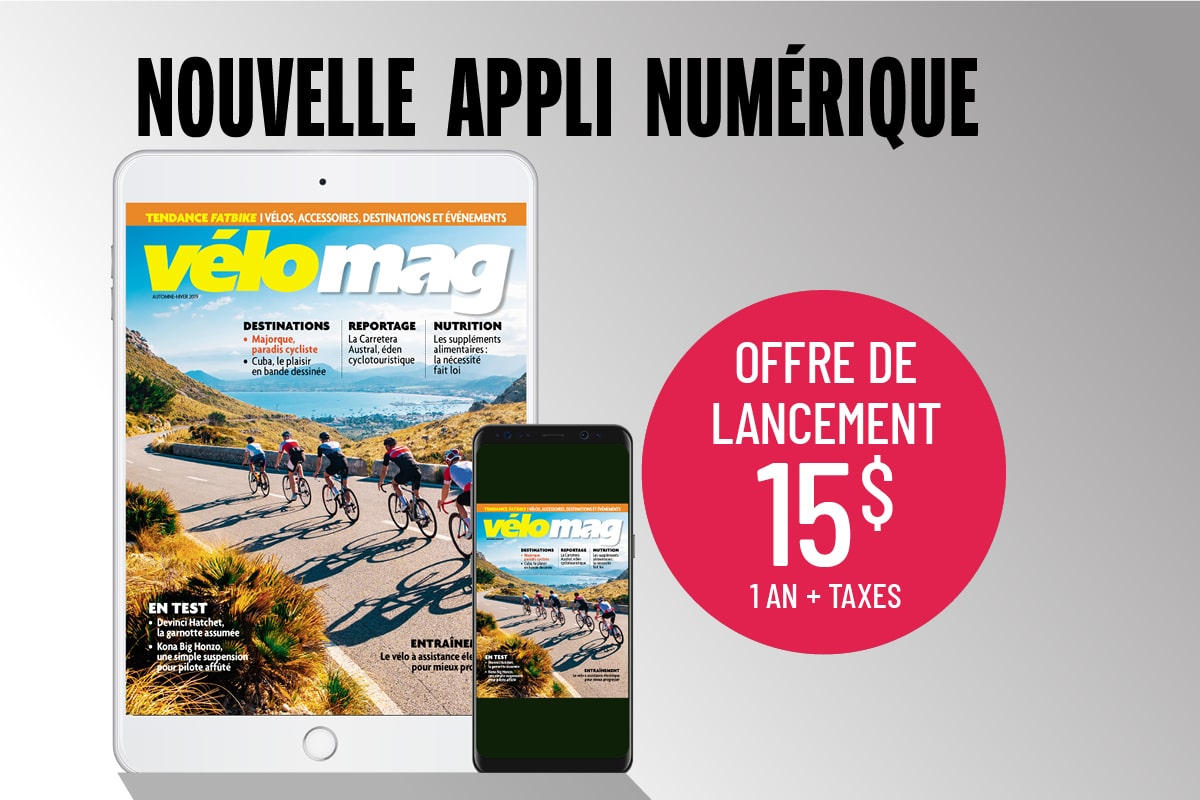 Nouvelle application Vélo Mag