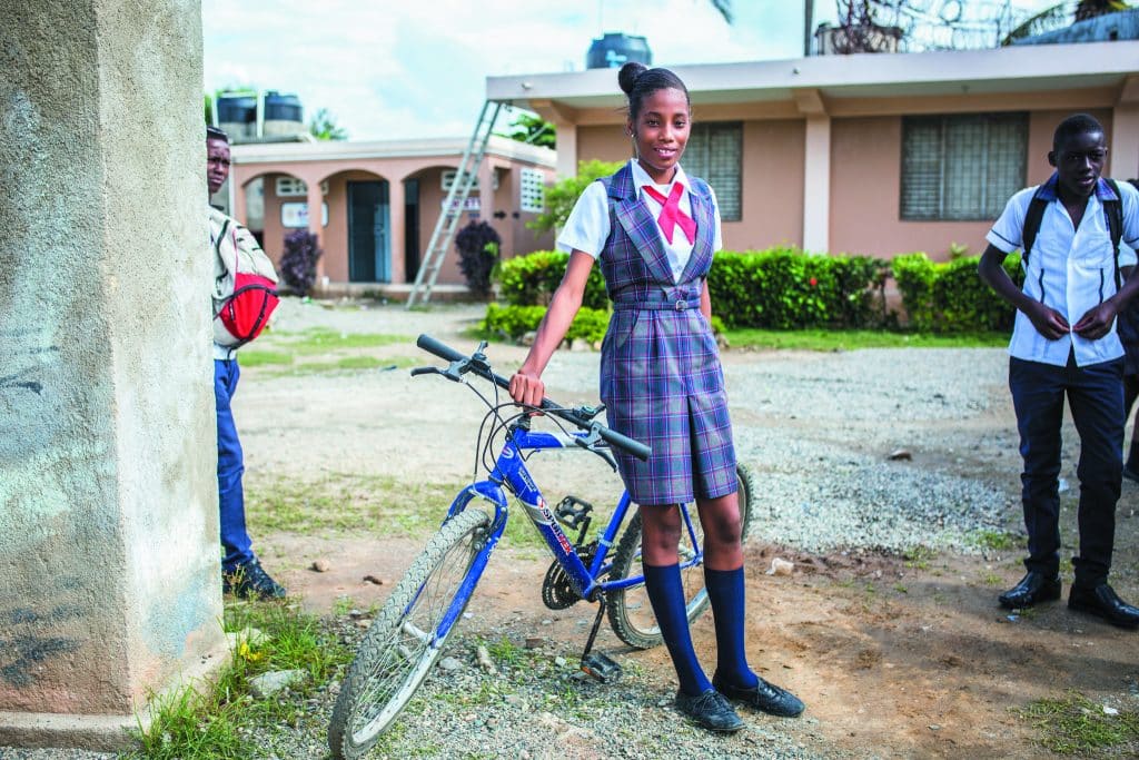 Gemina Antoine Ouanaminthe Haiti cyclo nord sud