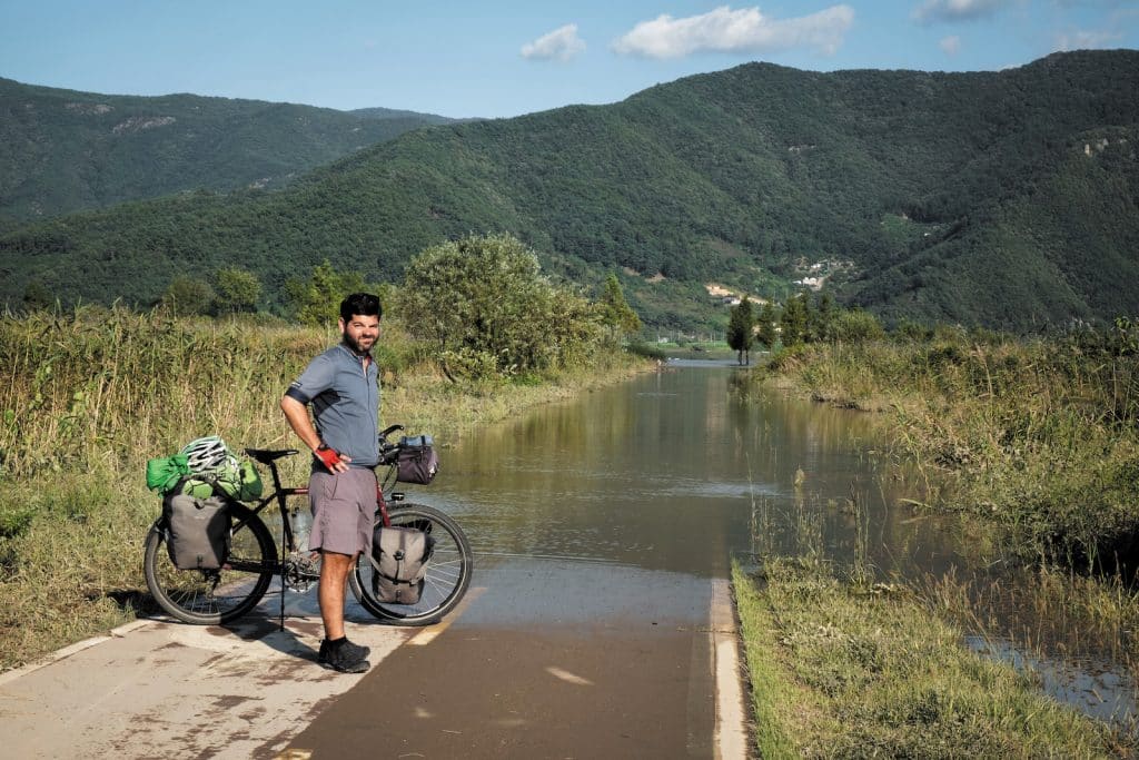 Rivière déborde (Corée du Sud)
