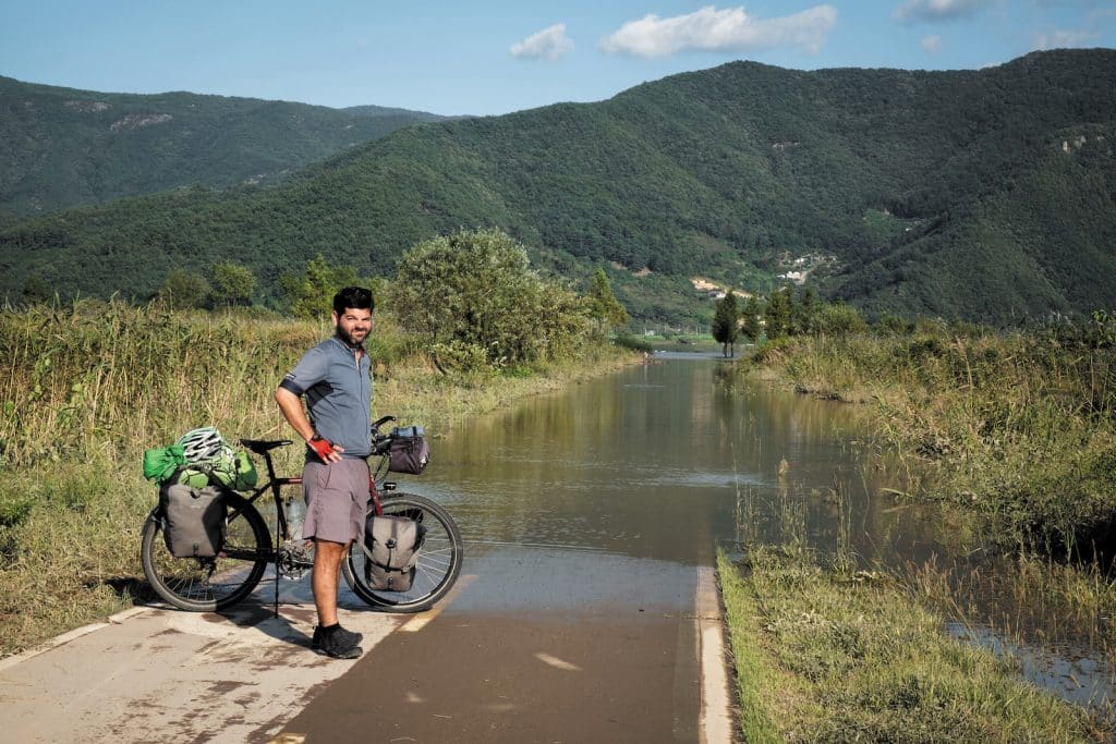 Rivière déborde (Corée du Sud)