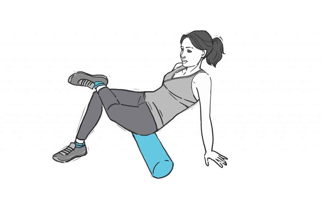 Foam roller exercise 2