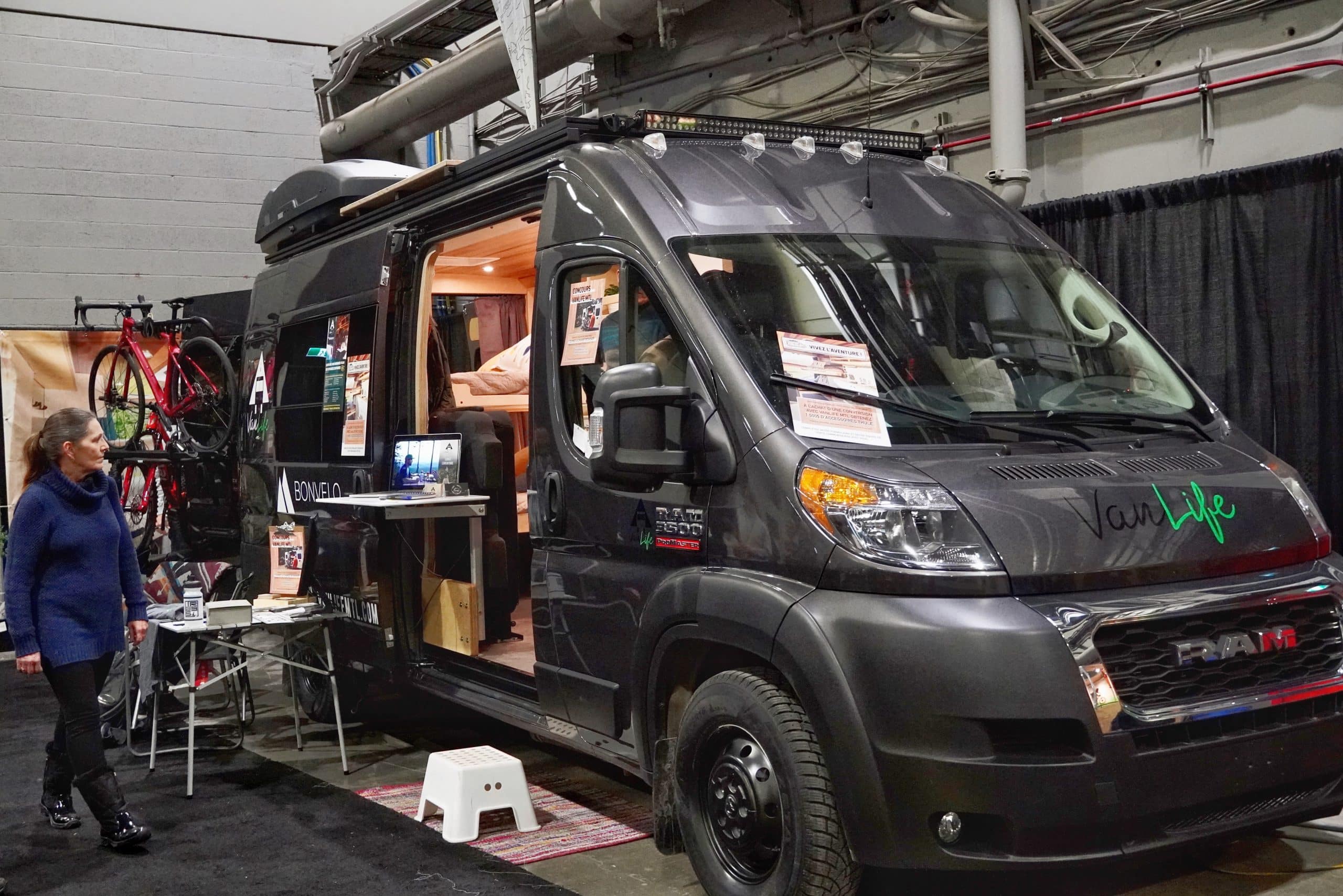 Bonvélo vanlife mtl salon du vélo montreal