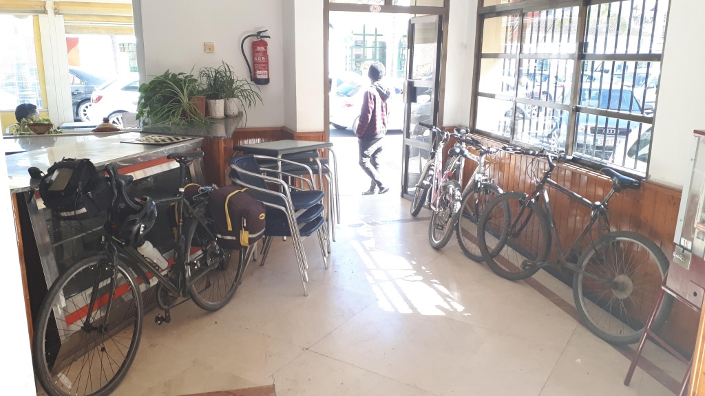 cafe resto espagne velo