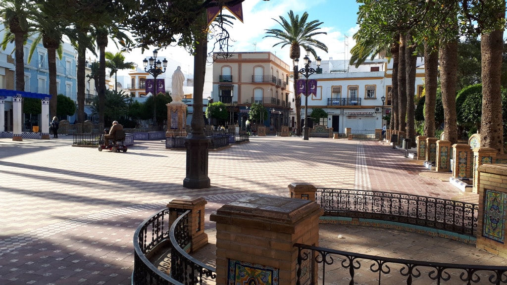 La place centrale d’Ayamonte