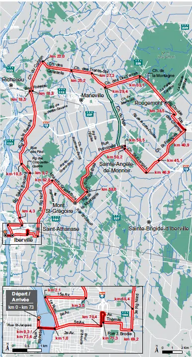 circuit des collines montérégiennes