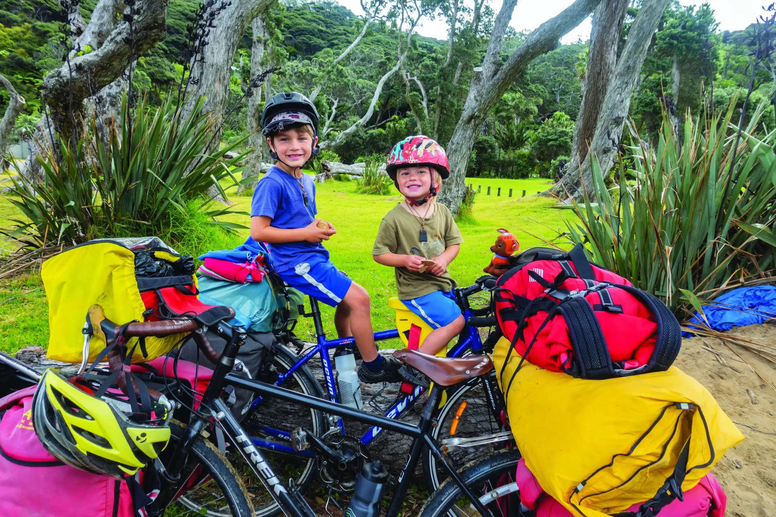 Cyclotourisme en famille