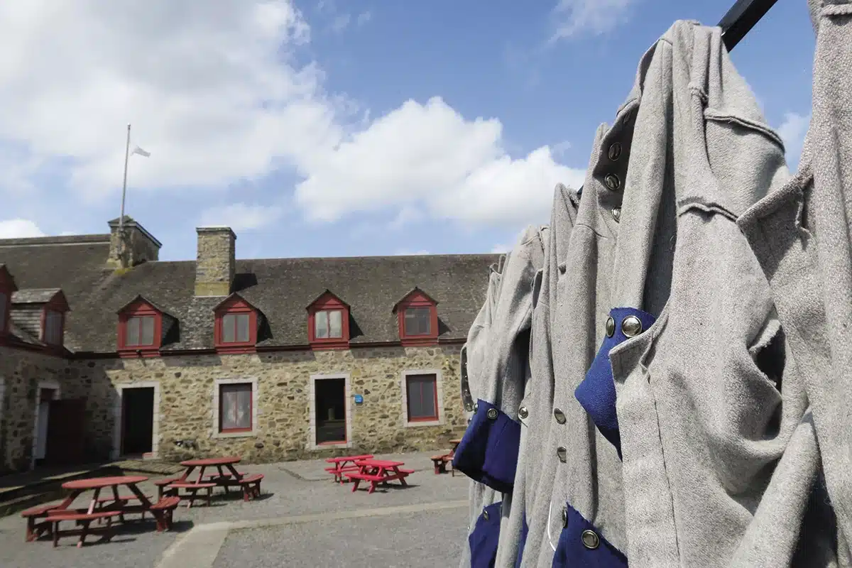 Dans l’enceinte du fort Chambly