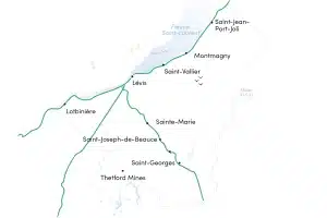 La Route verte dans la Chaudière-Appalaches